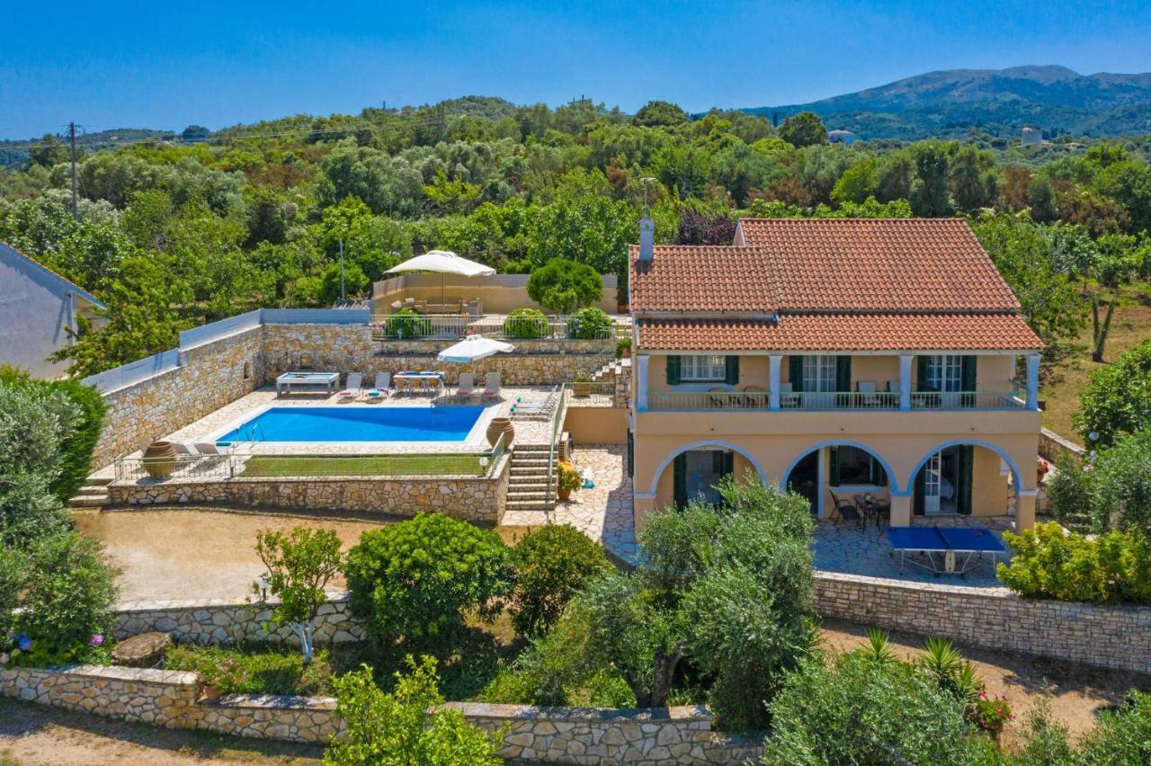 Villa Ftelias By Villa Plus アギオス・ステファノス エクステリア 写真
